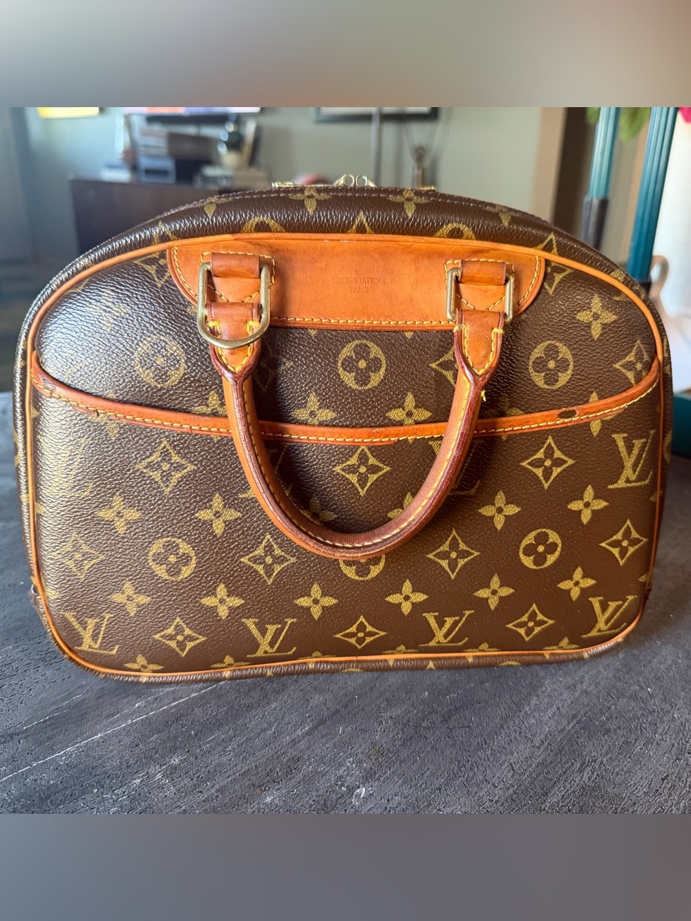 Vintage Louis Vuitton Monogram Trouville Top Handle Bag - Picture 2 of 16